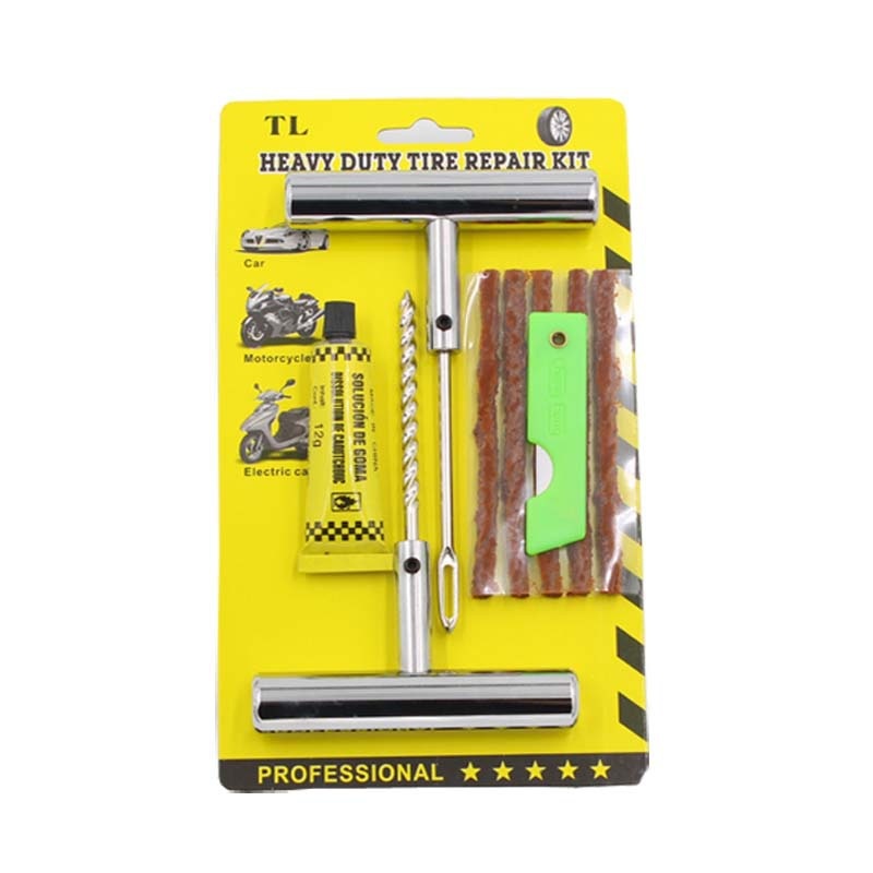 Tire Repair Tool Kit with Blister Card