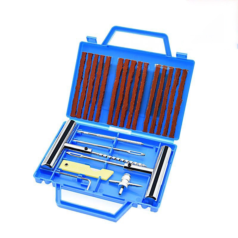 Tire Repair Tool Kit with Plastic Blow Case