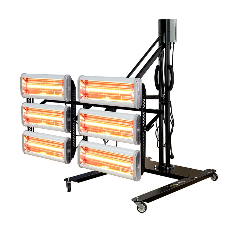 Shortwave Infrared Paint Curing Lamp for car body paint repair 1200W/2600W/3900W/7800W