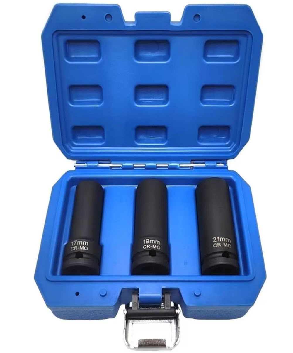 3PCS 1/2"Dr Damaged Wheel Nut Remover