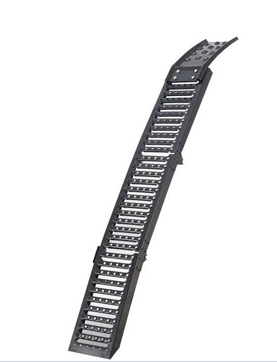 Tri-folding vehicle mobile ATV truck trailer steel car ramp
