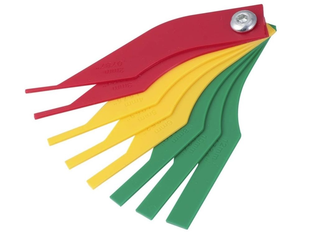 Car Brake Pad Scale Thickness Gauge