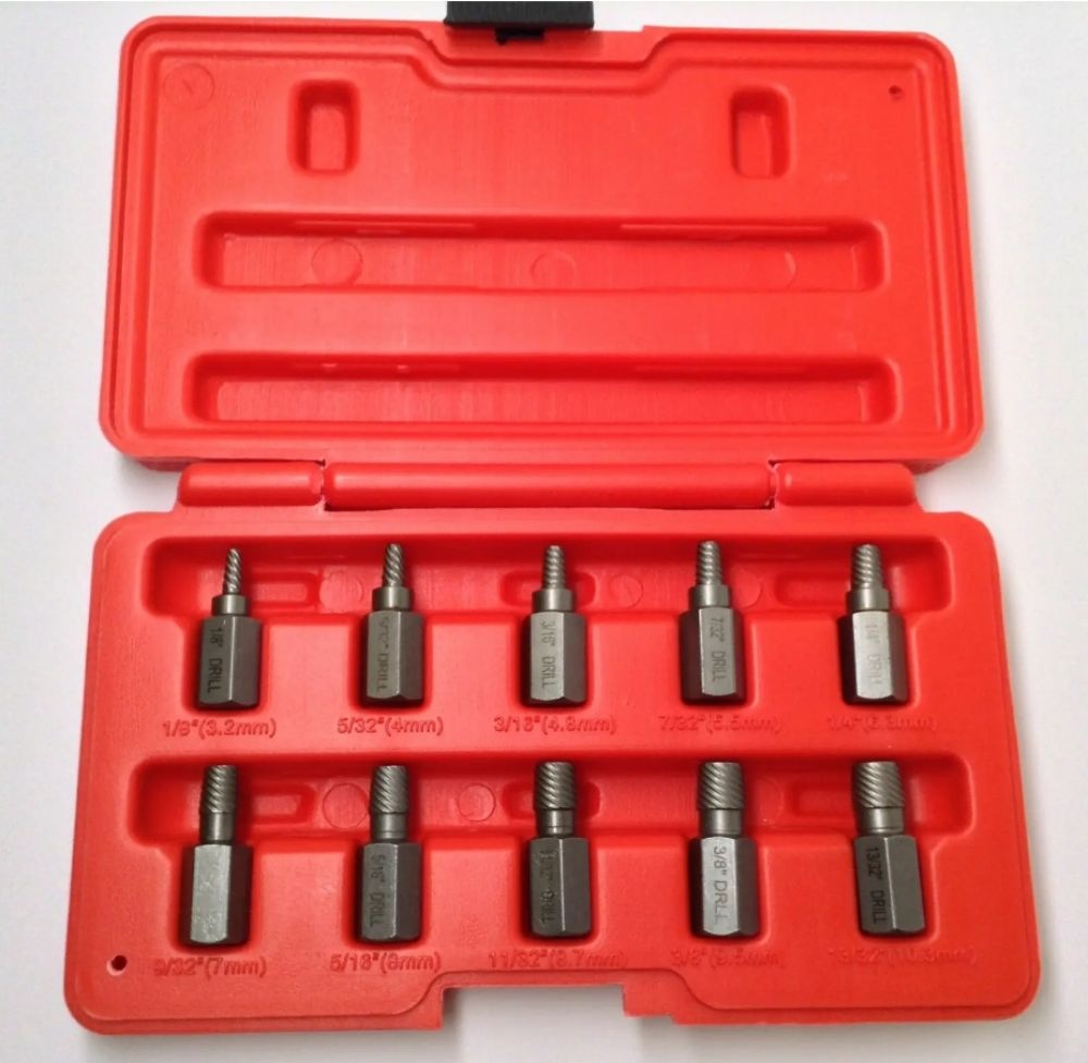 Hex-head Multispline Screw Extractor Kit--10PC/13PC/25PC