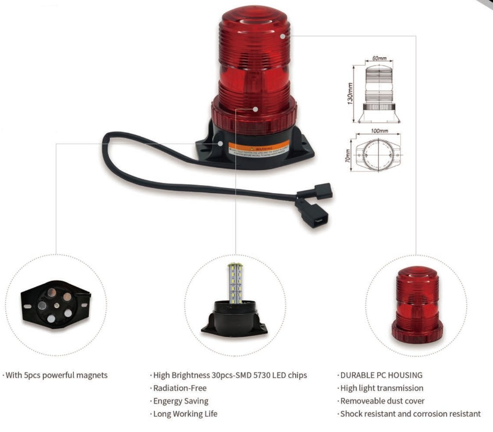LED Strobe Beacon Warning Light