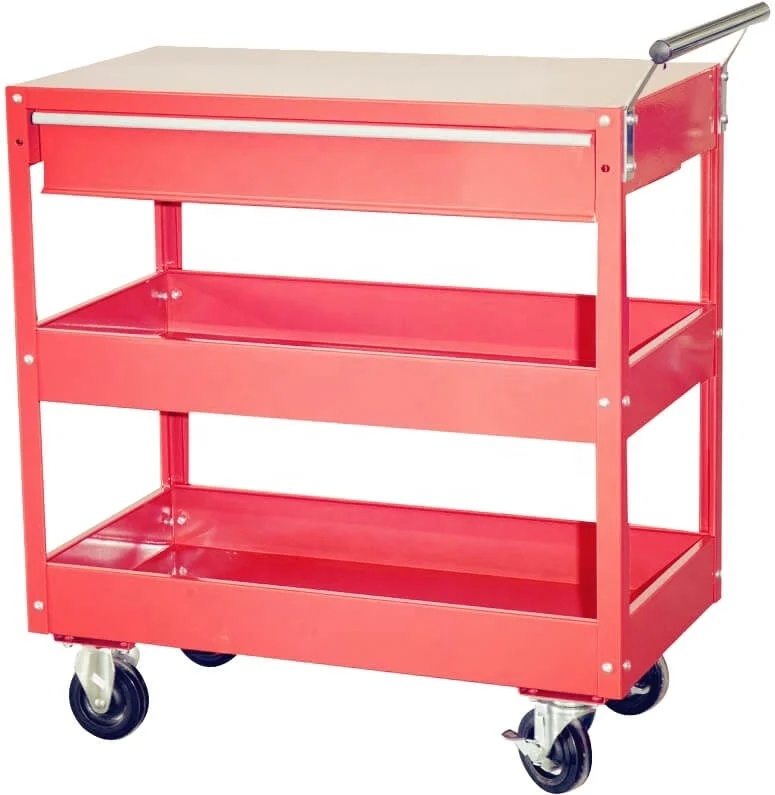 Three-layer Tool Cart With 1 drawer