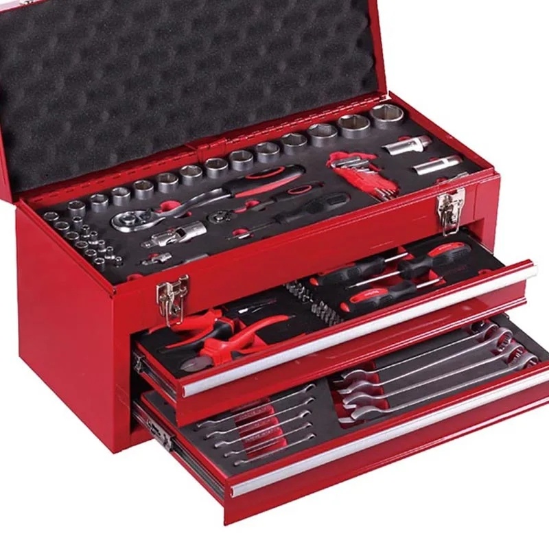 Tool box with Tools(92 PCS mechanical tools set)