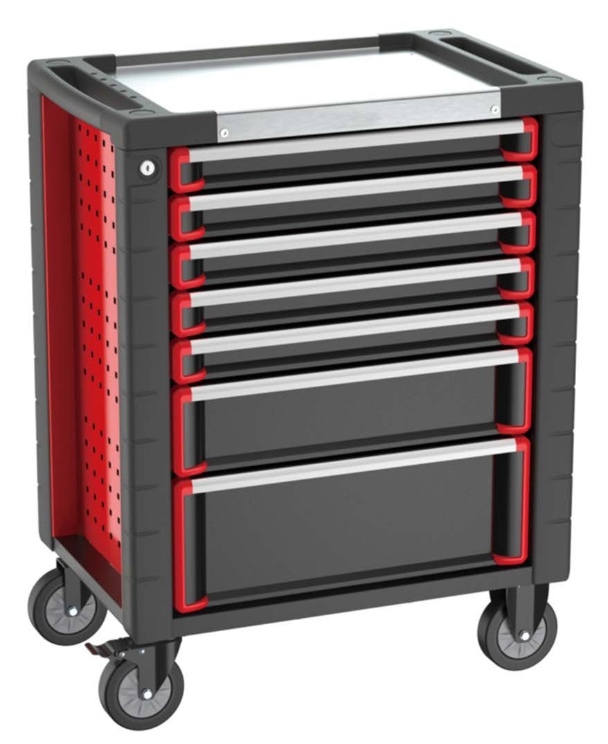 262PCS  7-Drawer Tool Trolley With Tools