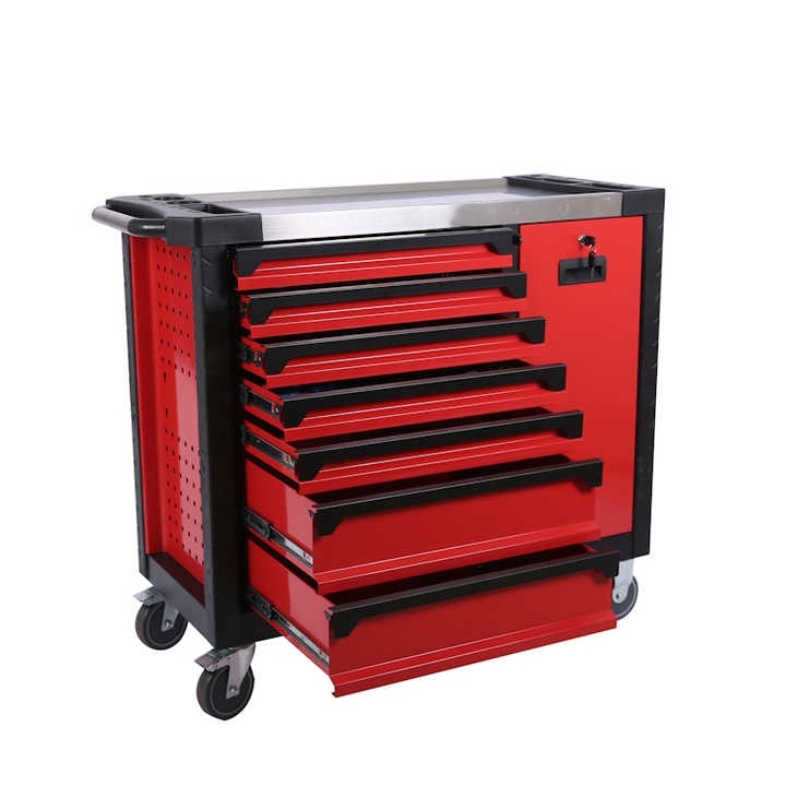 7 DRAWERS METAL TOOL CABINET FOR HAND TOOL WITH STAINLESS STEEL TOP