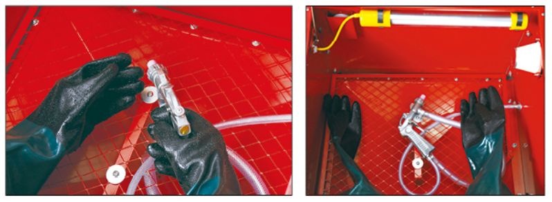 90L Benchtopsteel Cabinet Sandblaster