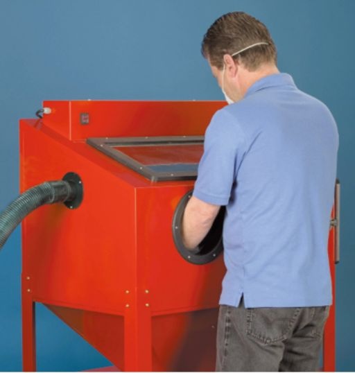 220L Vertical Cabinet Sandblaster