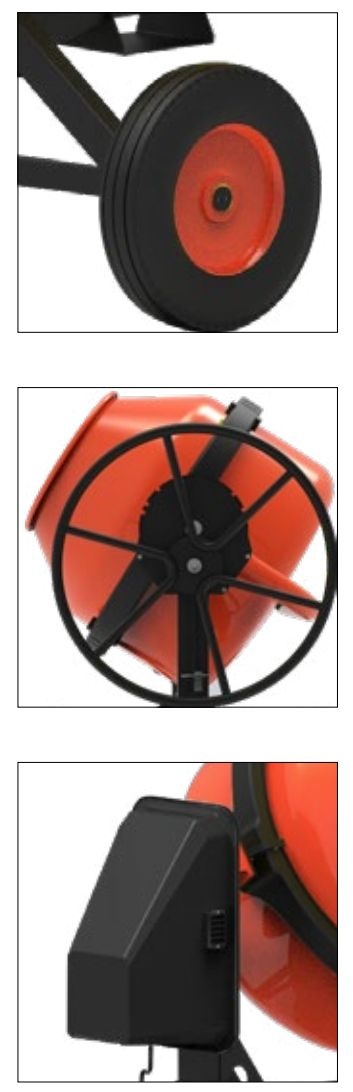 400L Electrcial Cement Mixer