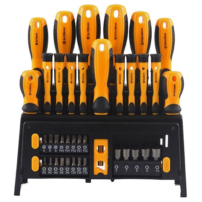39PC Screwdriver & Bits & Power Nuts Set