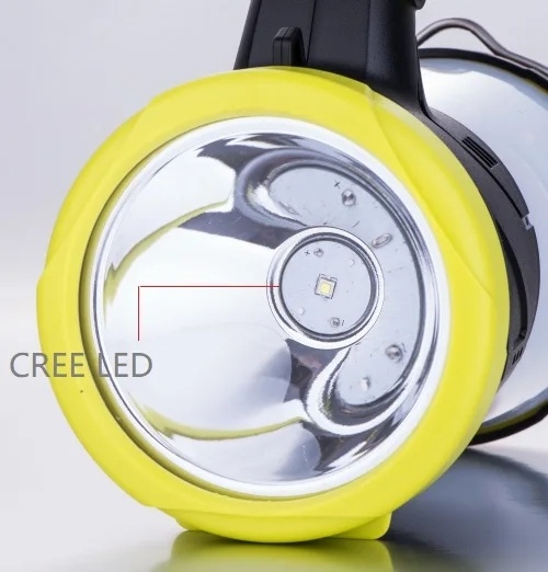 600 metres long range search light with camping light
