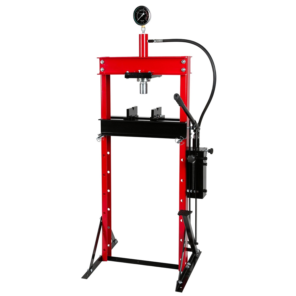 Hydraulic Shop Press with Quick Pedal Pump