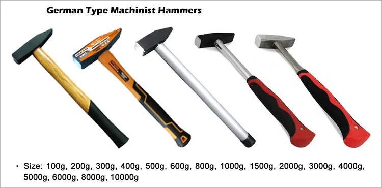 German Type Machinist Hammer