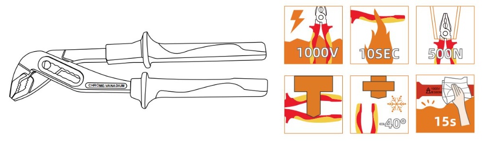 Insulated Water Pump Pliers-2