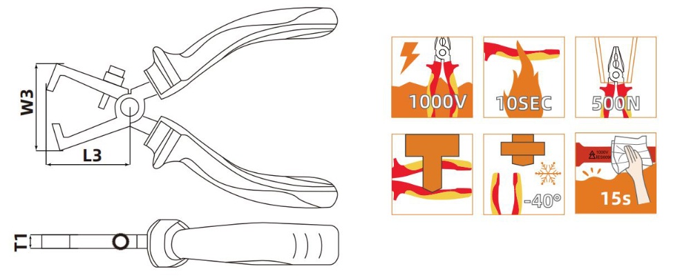 Insulated Wire Stripping Pliers-2