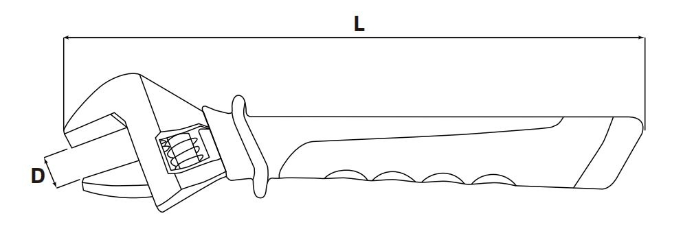Insulated Adjustable Wrench-2