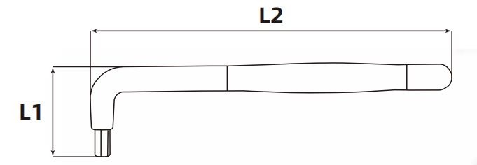 Insulated L Wrench for Hexagon Screws-3