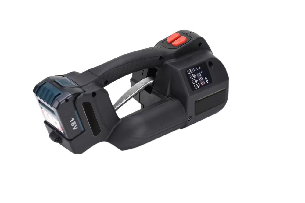 One-button Automatic Battery Powered Plastic Strapping Tool