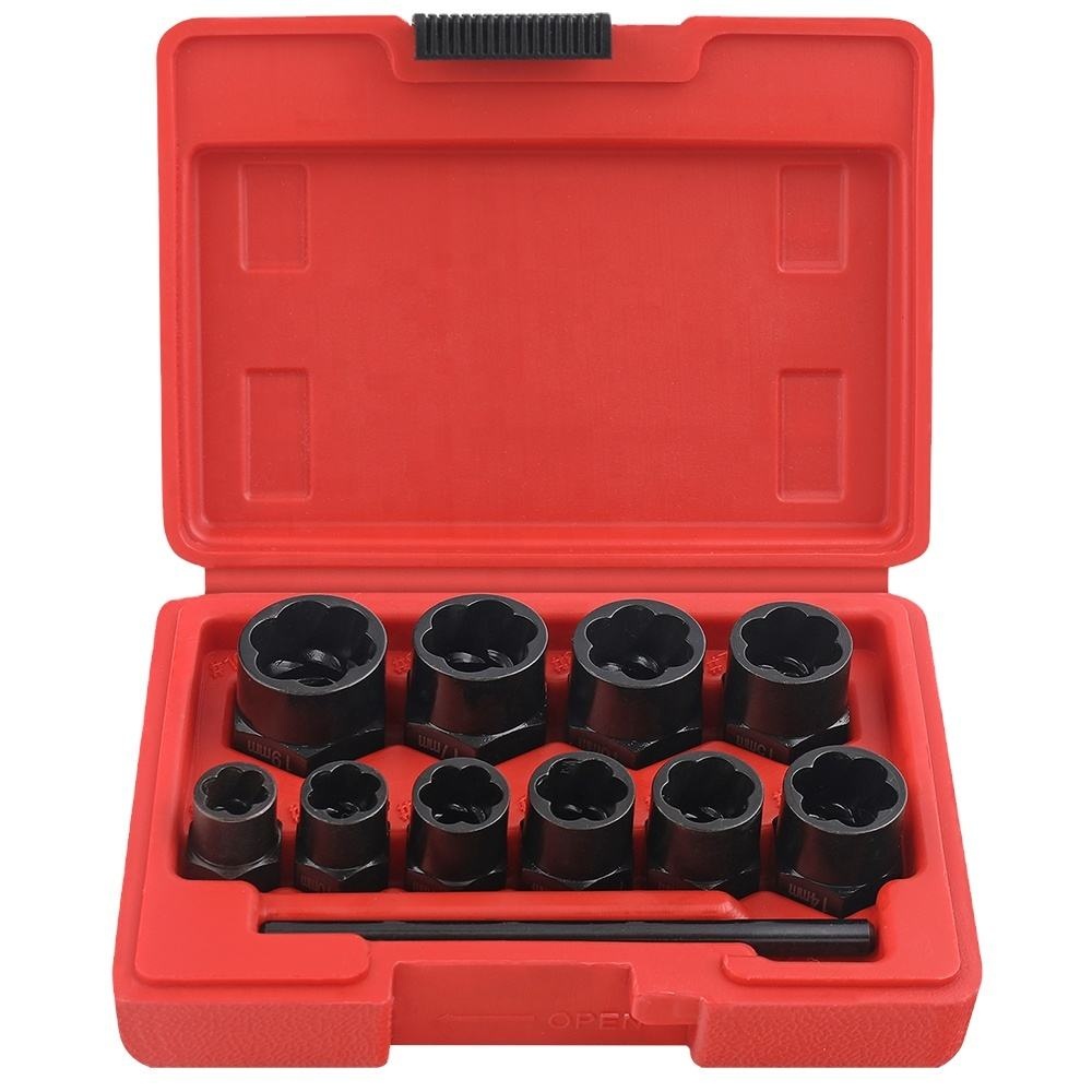 Damaged Bolt & Nut Extractor Set--6PC/9PC/11PC