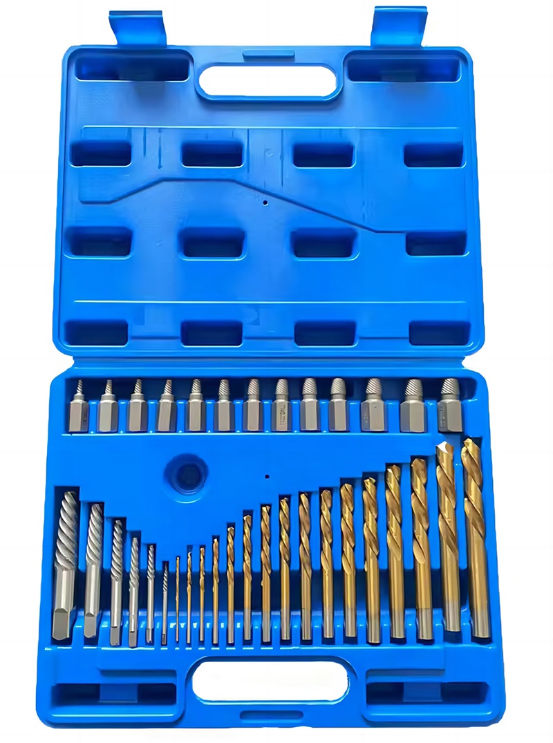 Damaged Bolt Nut Screw Remover Extractor Removal Set--26PC/35PC/49PC