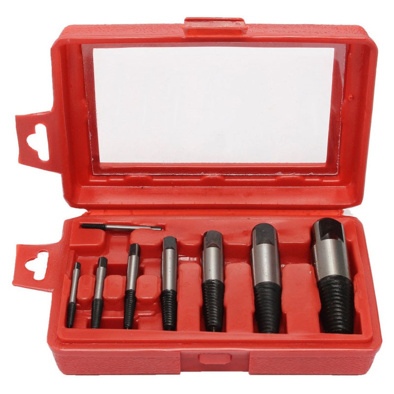 8PC Damaged Screw Extractor Kit