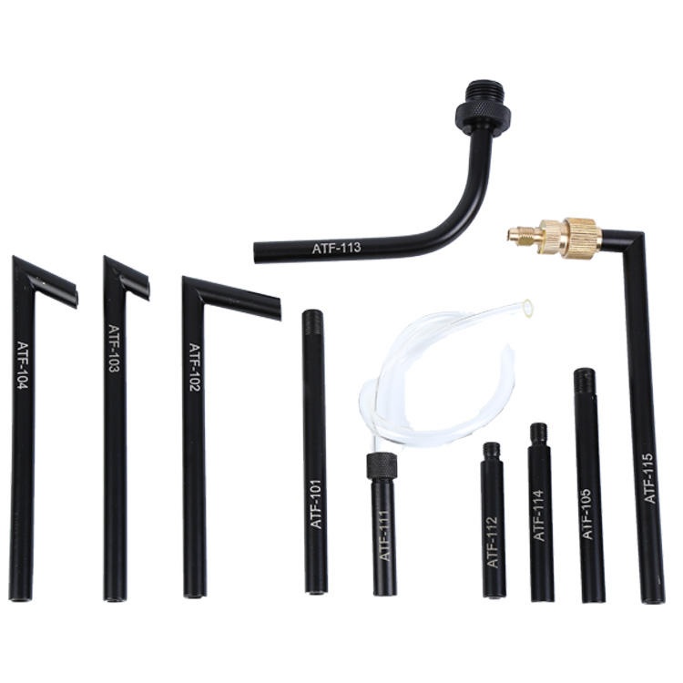 7.5L Pneumatic Transmission Oil Filler Tool Fluid Extractor Dispenser Refill Pump Tool Kit With 15pcs ATF Adaptor