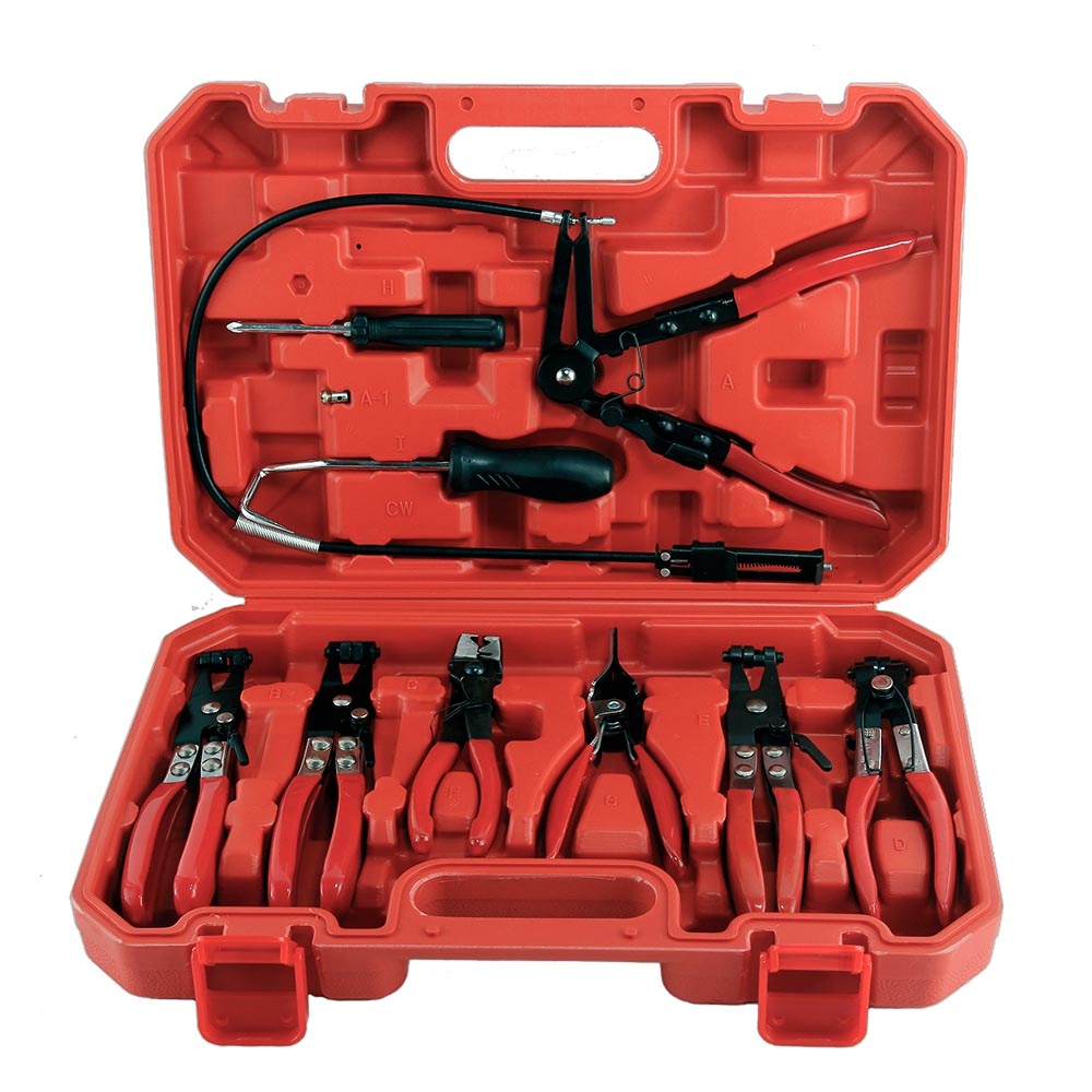 9PC Auto Hose Clamp Ring Plier Set