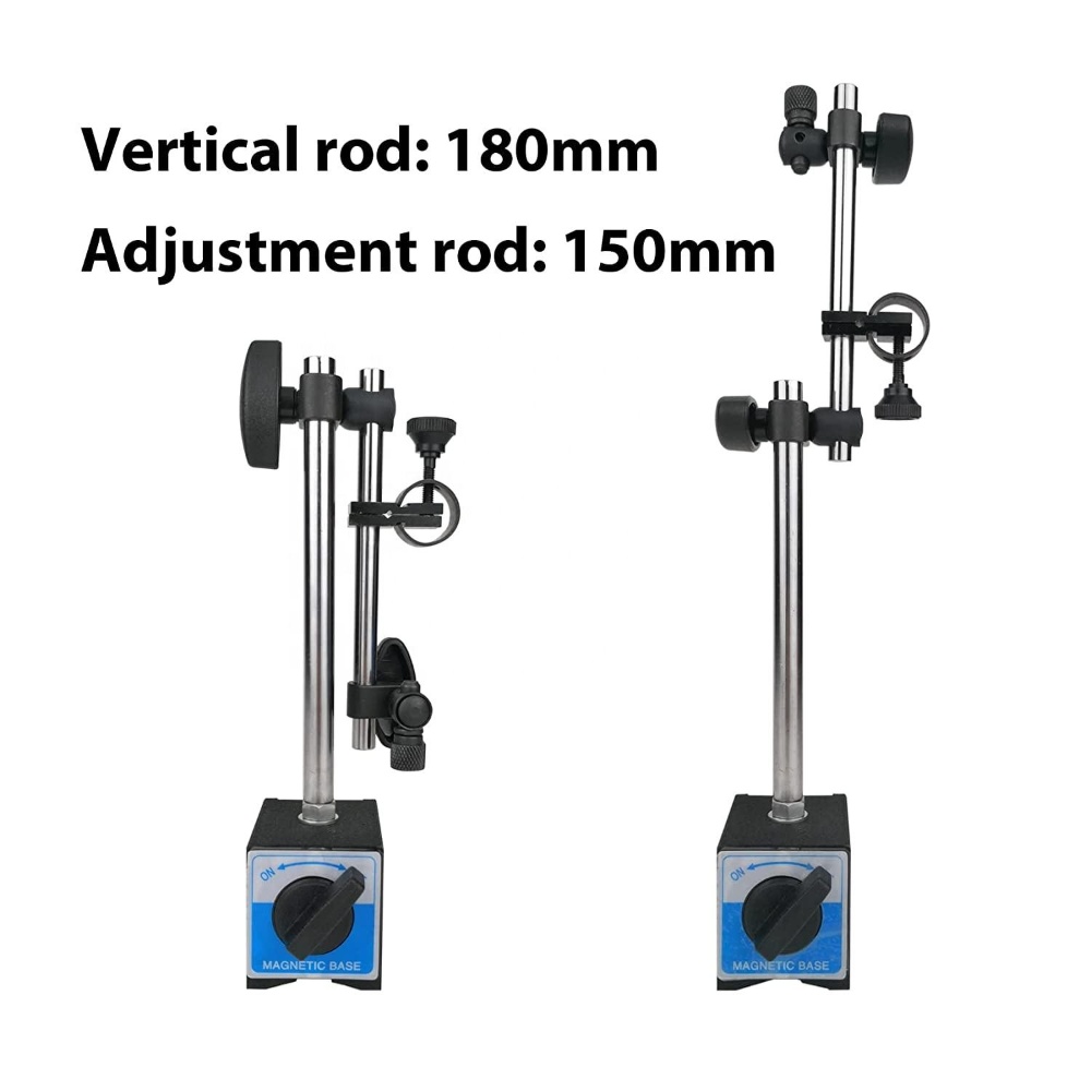 1" Dial Indicator and Magnetic Base Stand Tool Mic Indicator Gauge Set