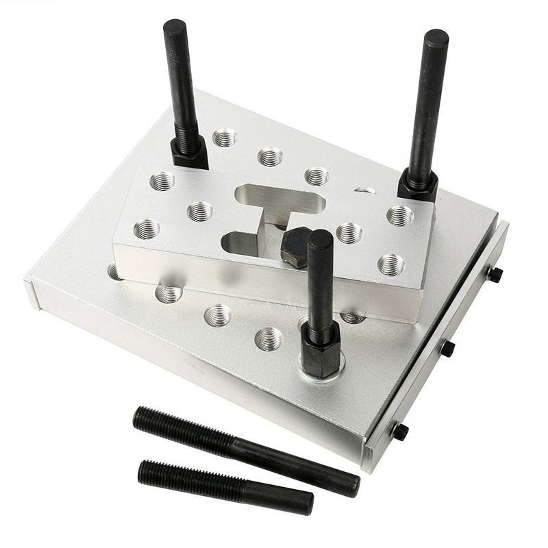 Universal Drill Press Support Block Plate Tool Set Kit