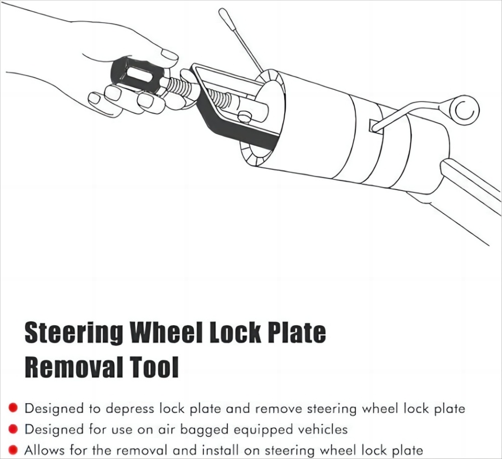 Steering Wheel Lock Plate Puller