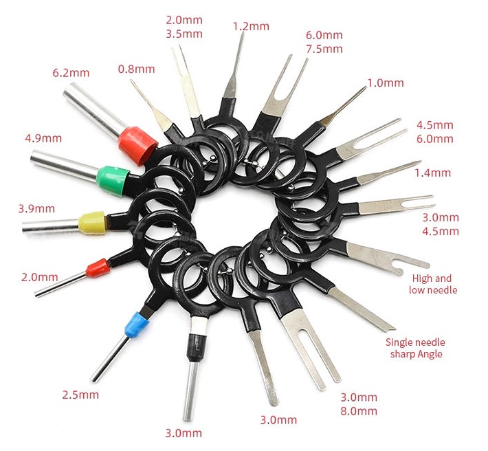 18PC Auto Terminal Removal Key Tool Set