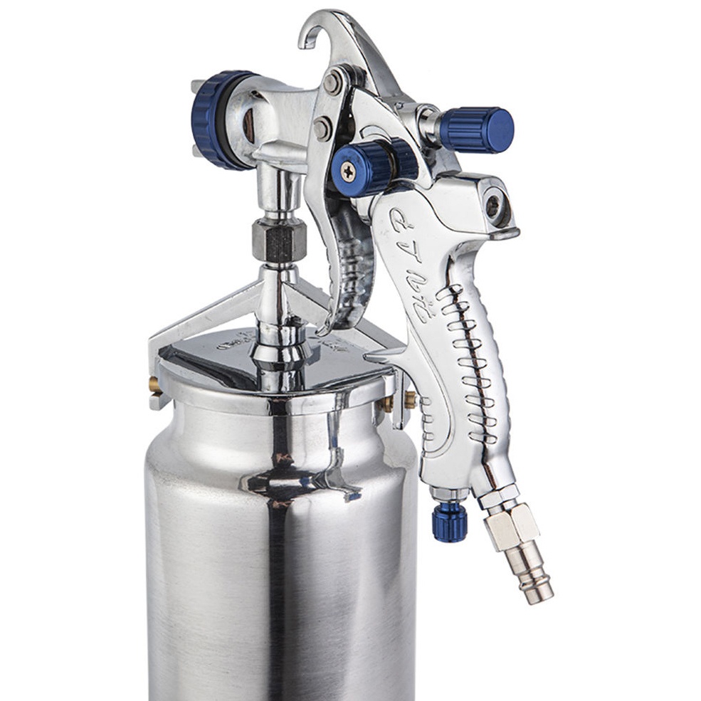 1.4/1.7/2.0mm 1000ML Suction Type Water Base Paint Pneumatic H.V.L.P Spray Gun