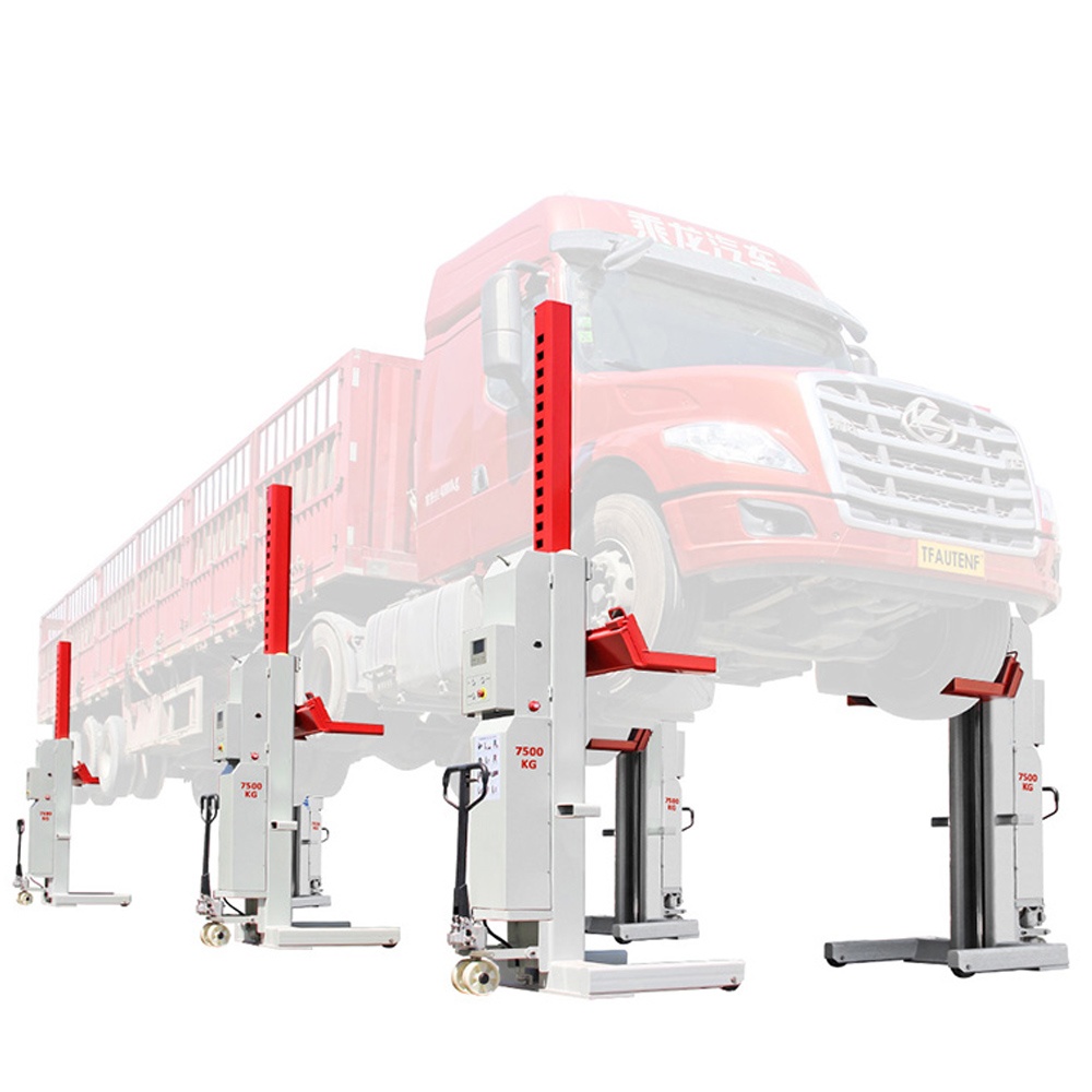 5.5Ton/7.5Ton Wireless Heavy Duty Column Lift