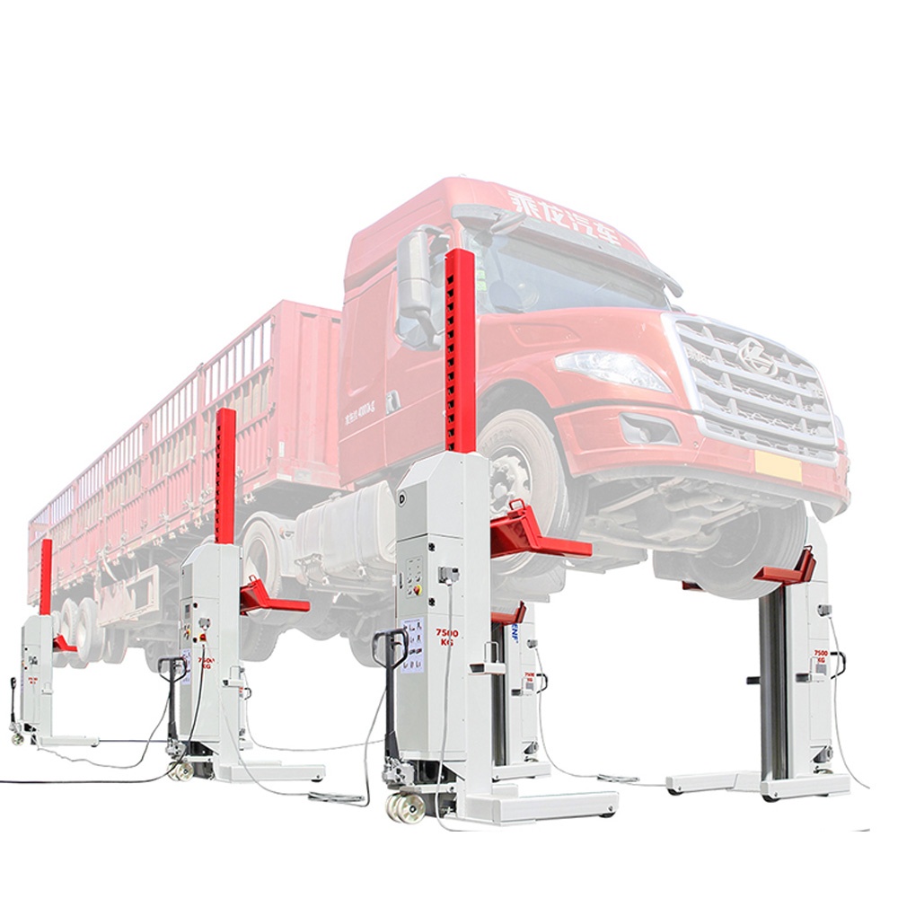 5.5Ton/7.5Ton Cabled Heavy Duty Column Lift