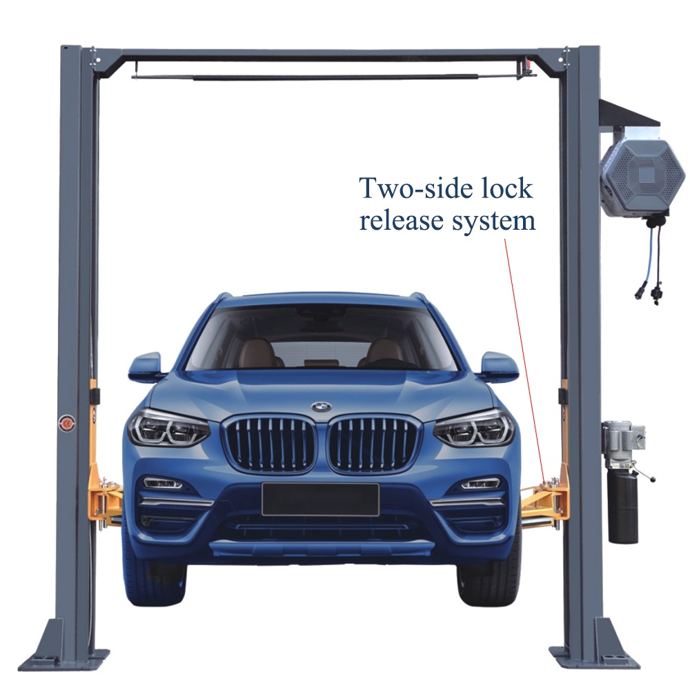 3.5/3.8/4/4.5/5 Ton Reinforced Column Type Two Post Lift
