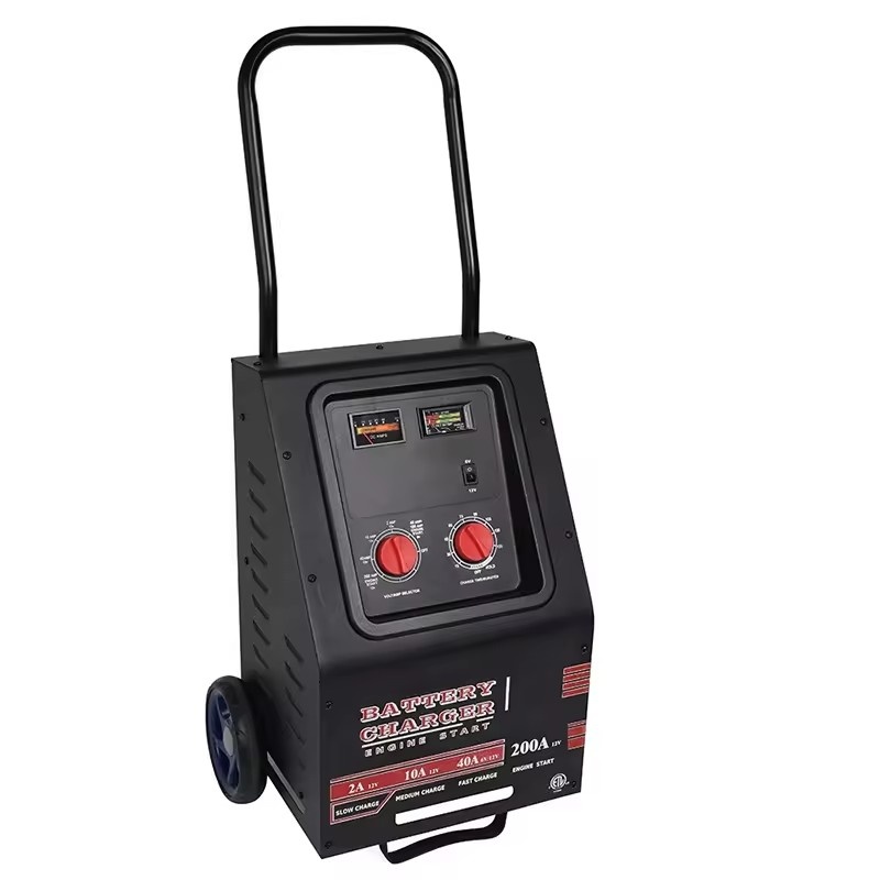 12V 2A/10A/40A/200Amp Manual Wheel Charger W/Engine Start