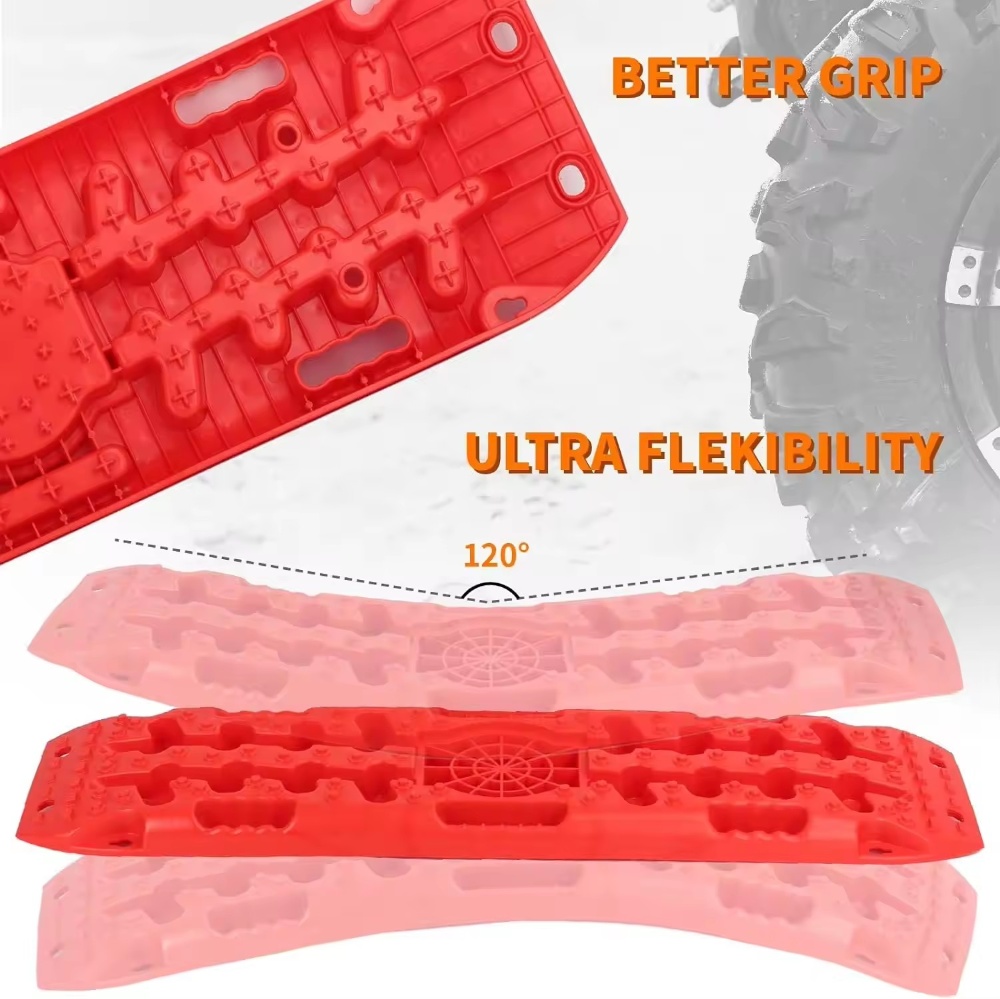 4x4 Off-Road Recovery Traction Boards with Jack Lift Base for Sand Mud and Snow