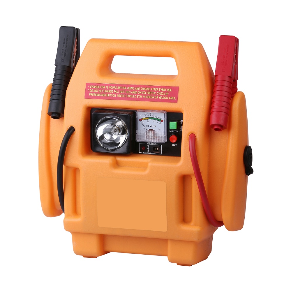 12V Jump Start Battery Booster with Portable Light and air compressor