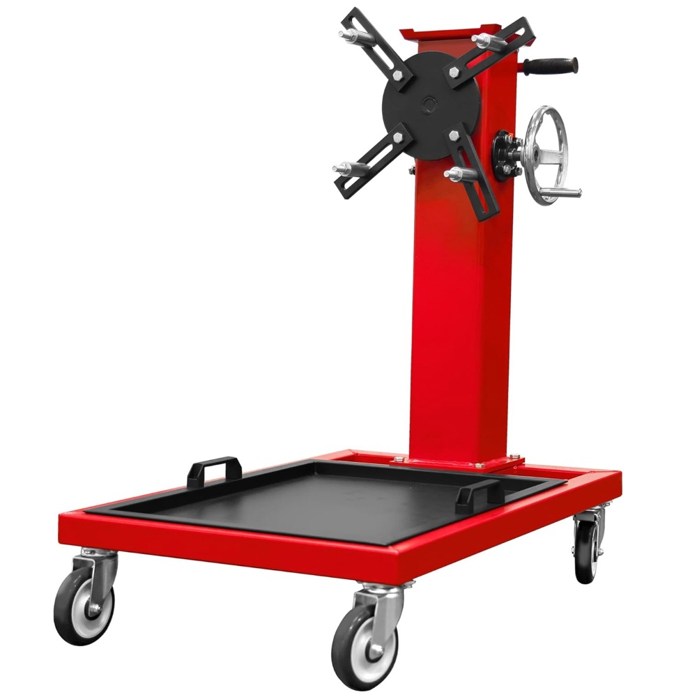 Gear-driven Rotating Engine Stand