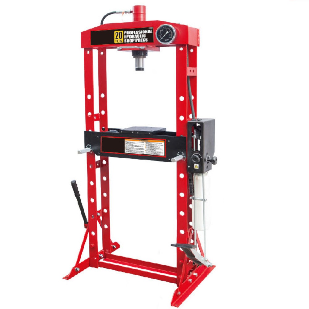 Hydraulic Shop Press with Pedal Pump
