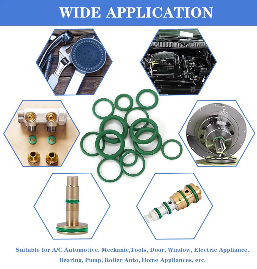 270PC and 420 PC of Green rubber O-ring combination sealing gasket