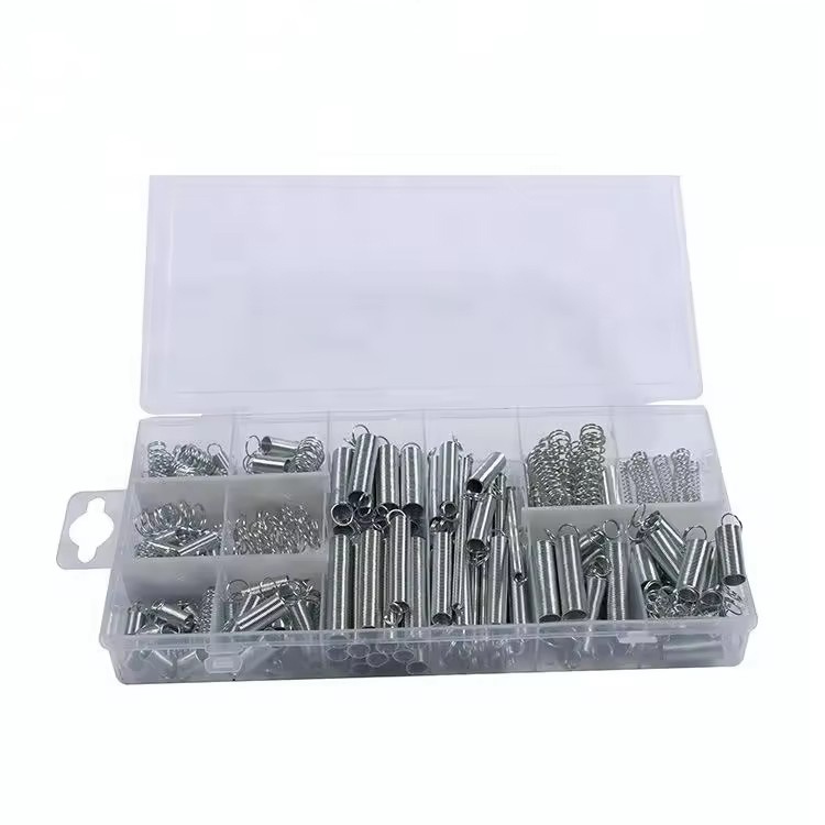200PC Spring Assortment Set Zinc Plated Extension and Compression Industry Spring Assortment