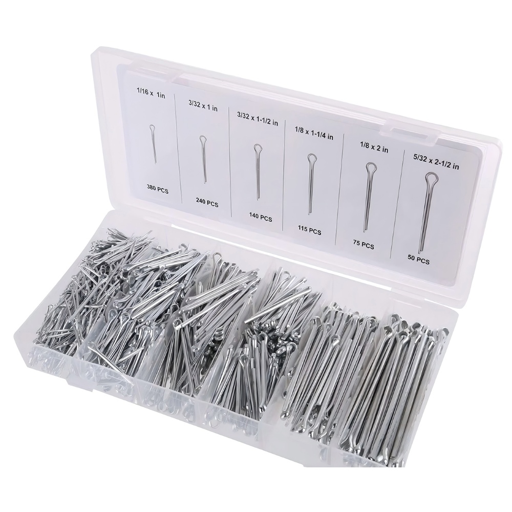 144PC/555PC/1000PC  Cotter Pin Assortment