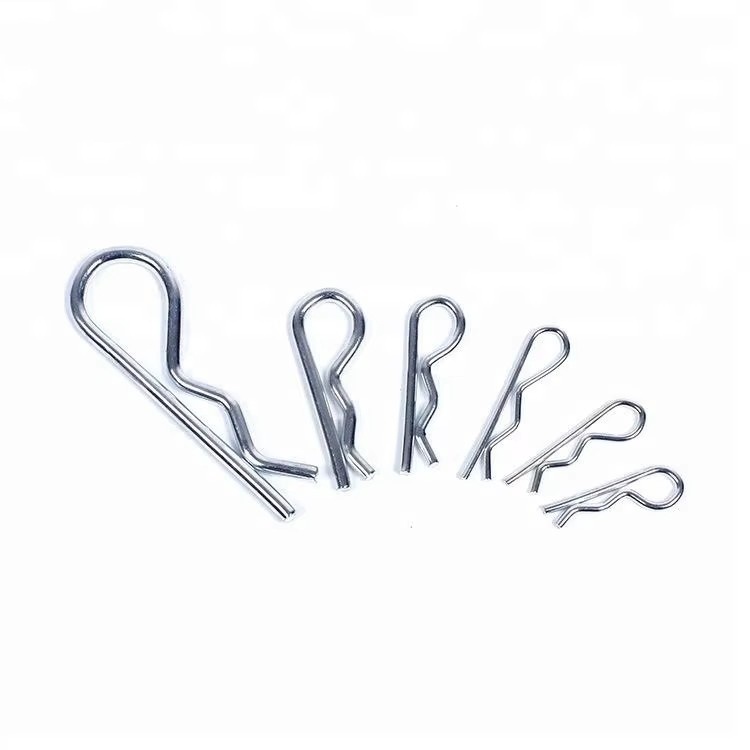 150PC R Cotter Pin Assortment Hitch Pin Clips Fastener Set 6 Different Sizes