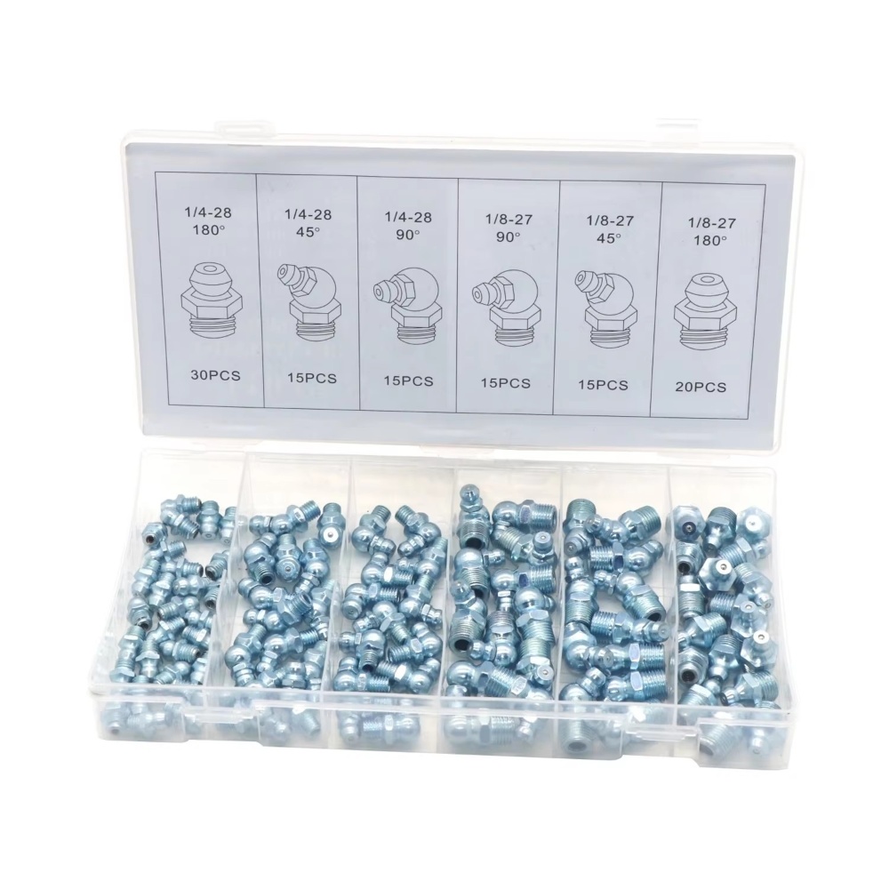 110PC  Metric/SAE Grease Nipple Assortment