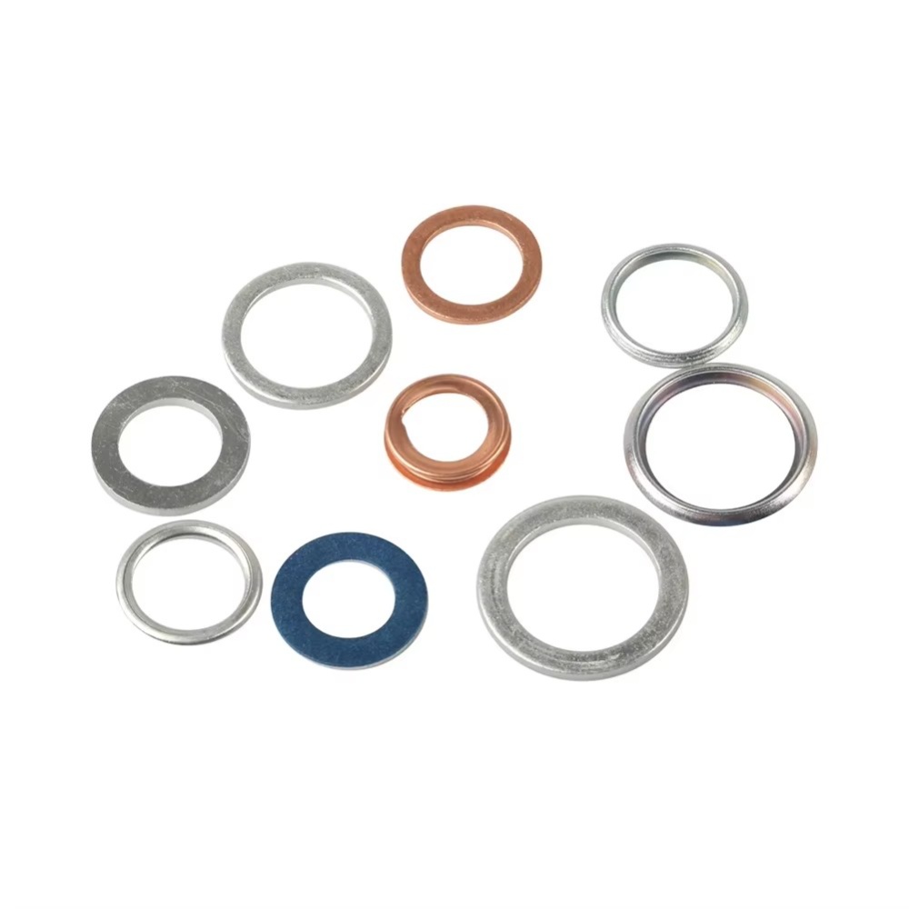 140PC Oil Drain Plug Crush Washer Gasket Seal Set