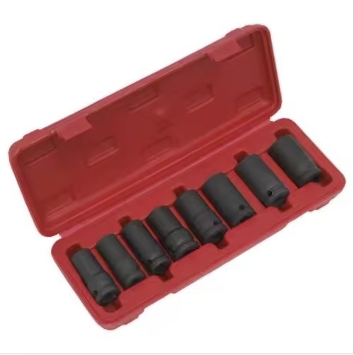 8PCS 1/2"Sq Drive Locking Wheel Nut Removal Set