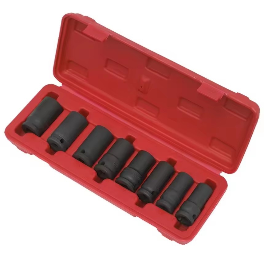 8PCS 1/2"Sq Drive Locking Wheel Nut Removal Set